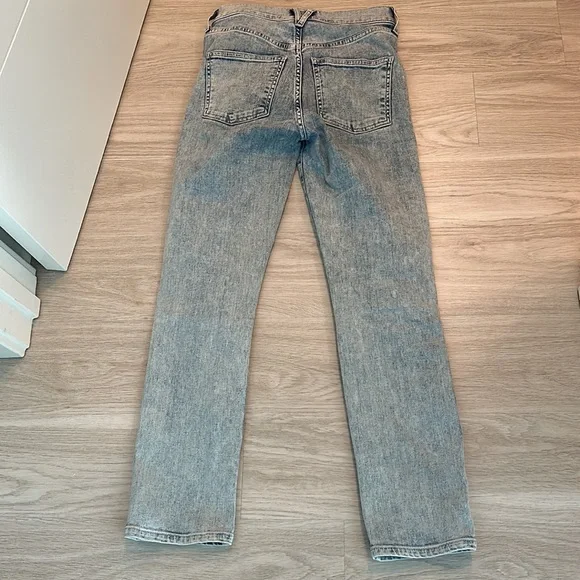 Veronica Beard- Ryleigh High Rise Slim Straight Jeans - Picture 9 of 11